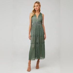 SABINA MUSAYEV Helena Dress - Basil - XS -Great Condition